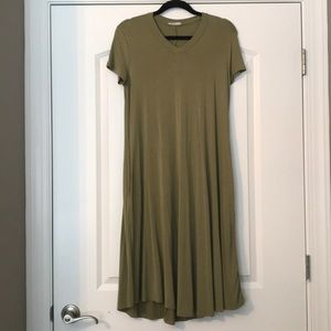 Army green dress